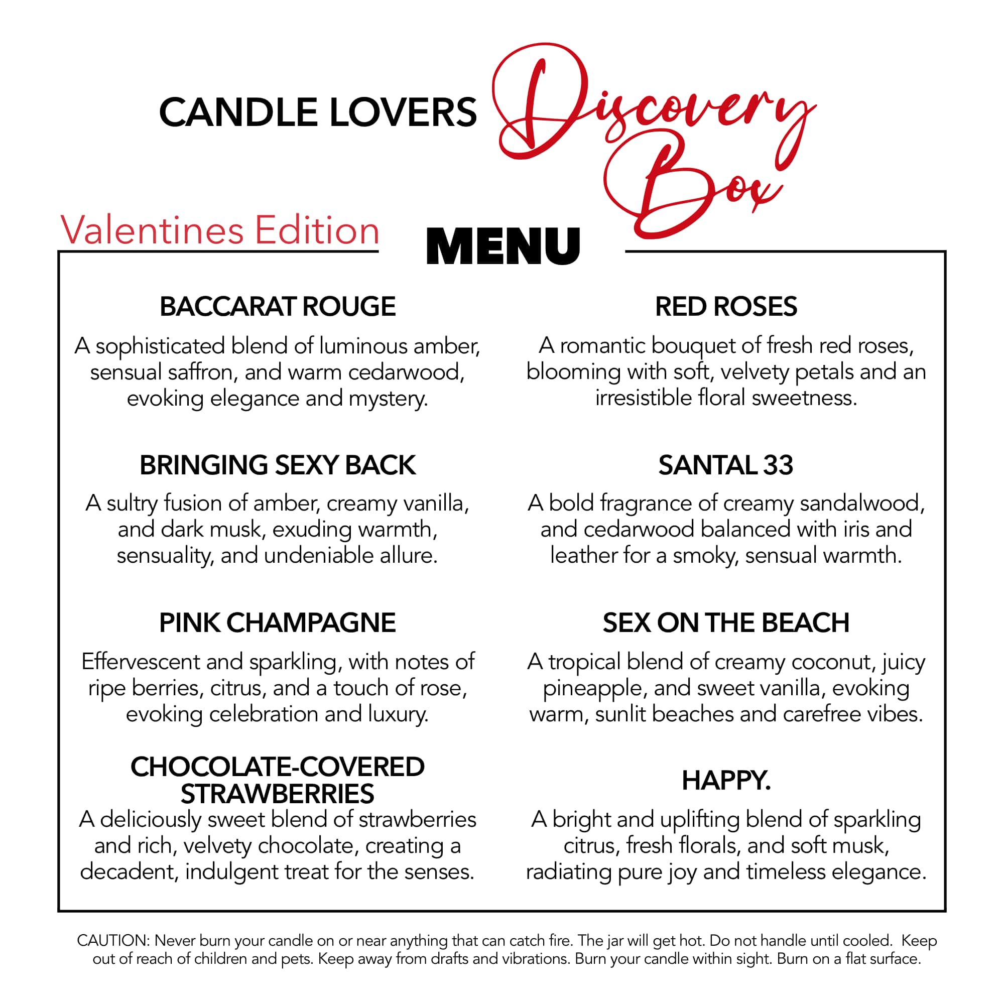 CANDLE LOVERS DISCOVERY BOX | Valentine's Edition