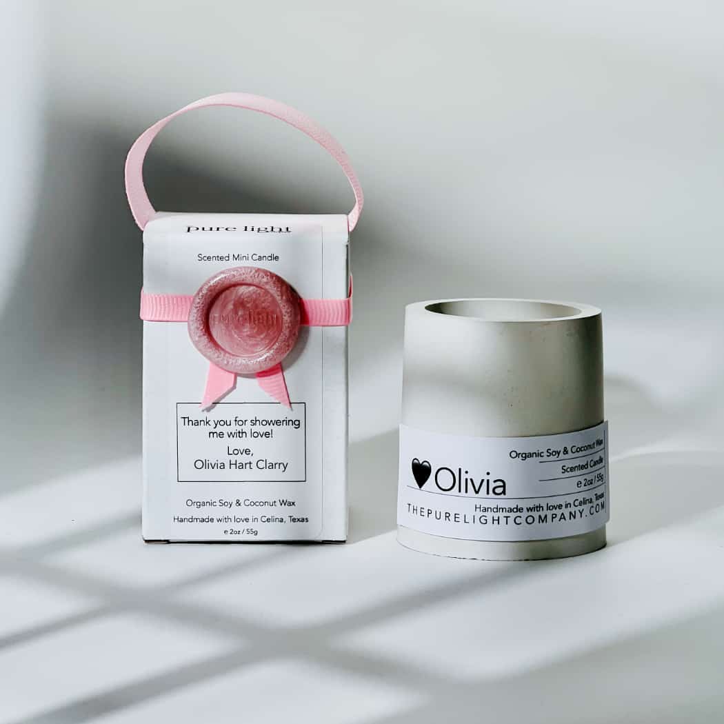 Olivia Hart Clarry | Mini Concrete Candle