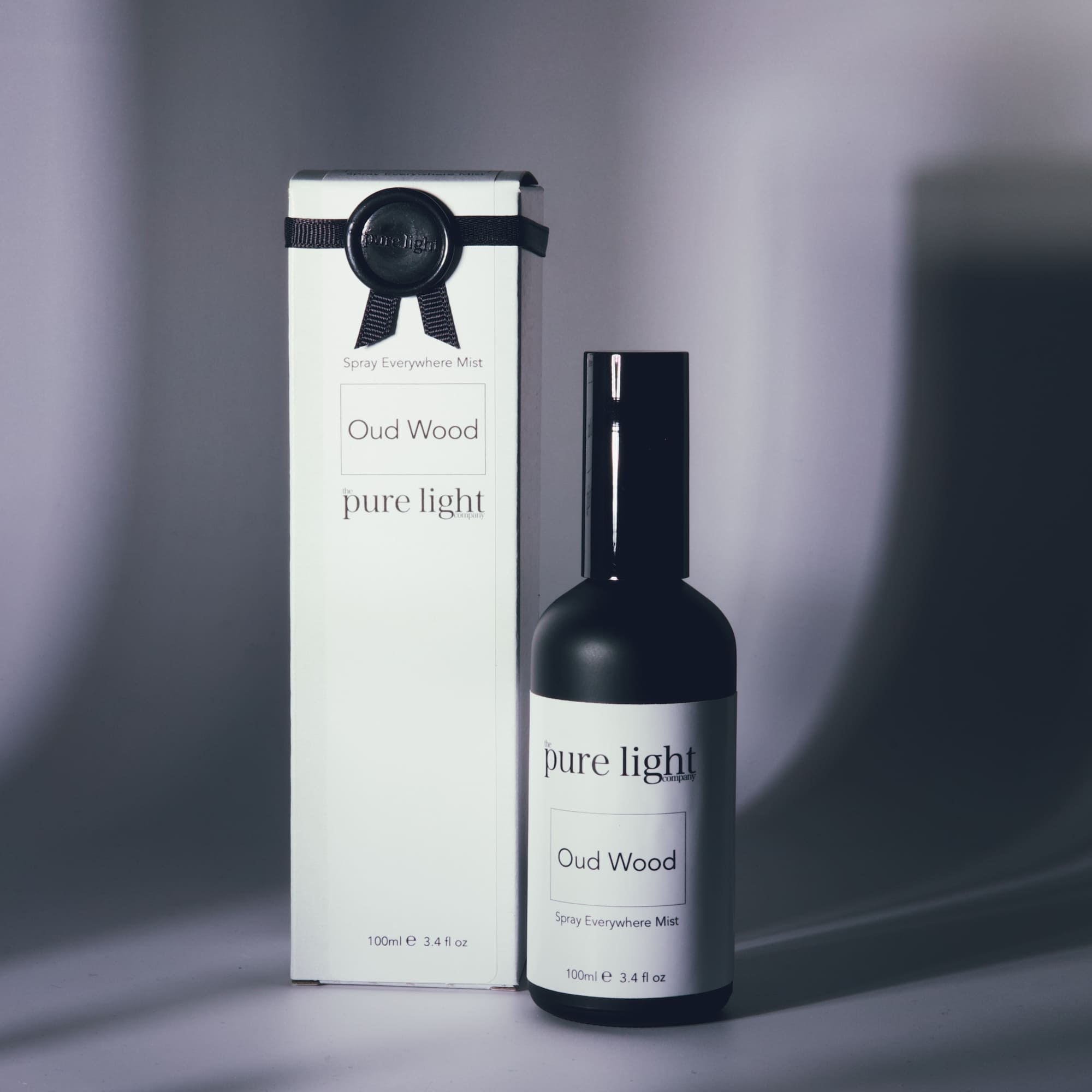 Oud Wood All Natural Spray Mist by The Pure Light Company