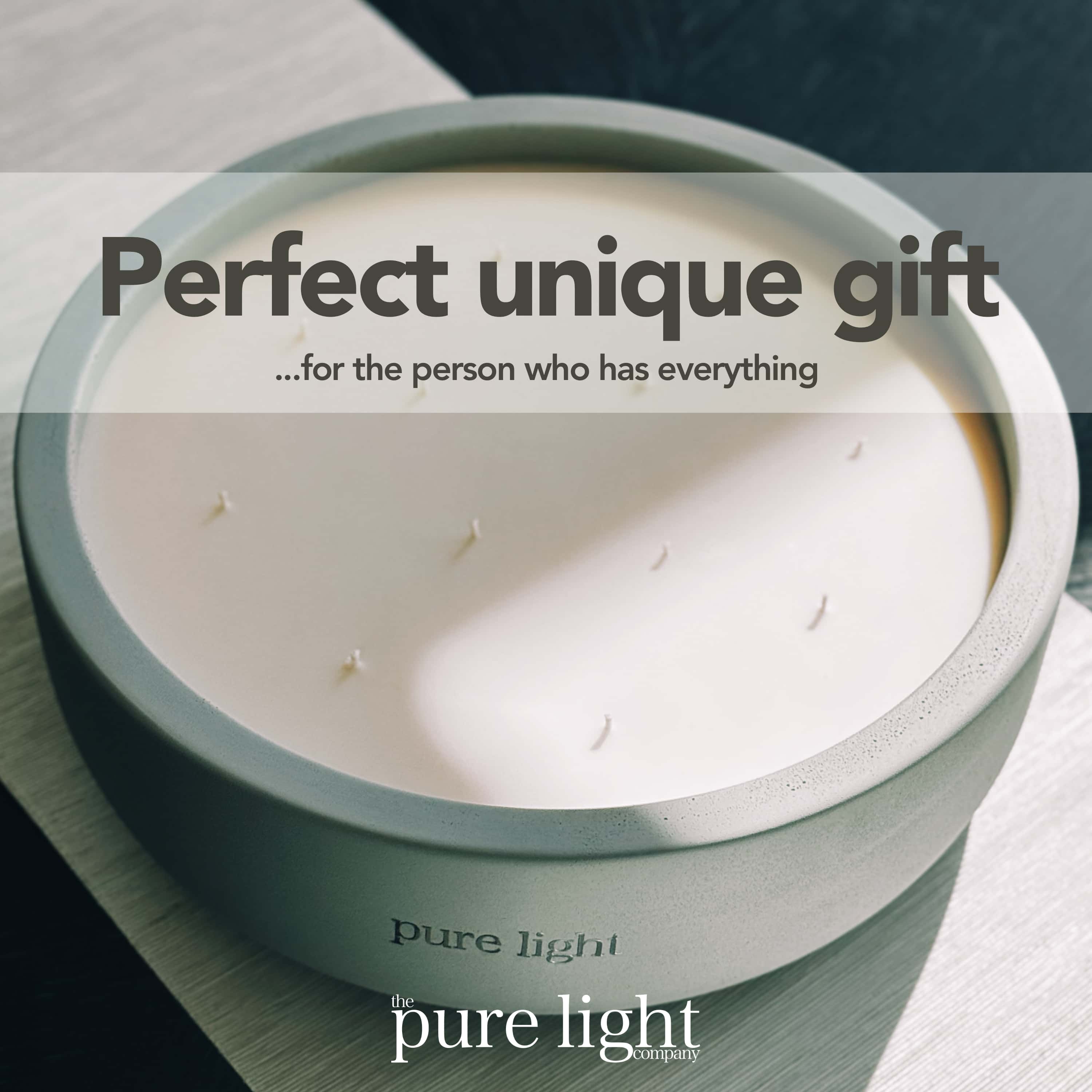 SHAMPURE "The London" Concrete Candle